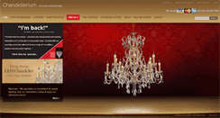Desktop Screenshot of chandelierium.com.au